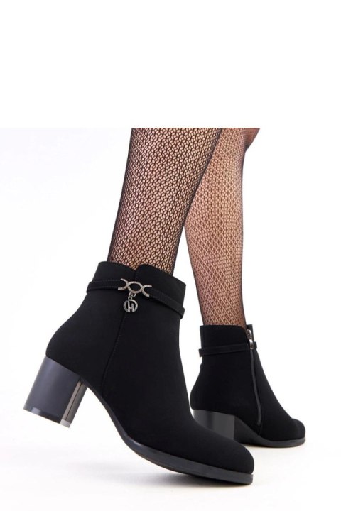 Botki Model Vernona D9217 Black - Solea Solea Botki Model Vernona D9217 Black - Solea Solea
