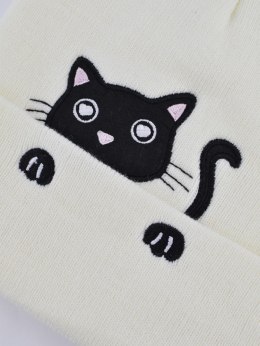 CZAPKA ZIMOWA CZ099 DZIEWCZĘCA KOT NOVITI
