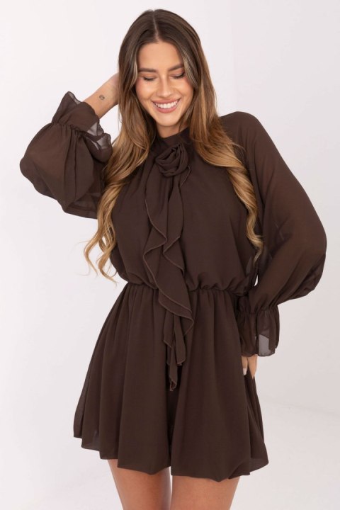 Sukienka Model MI-SK-A1554.26 Brown - Rue Paris Rue Paris