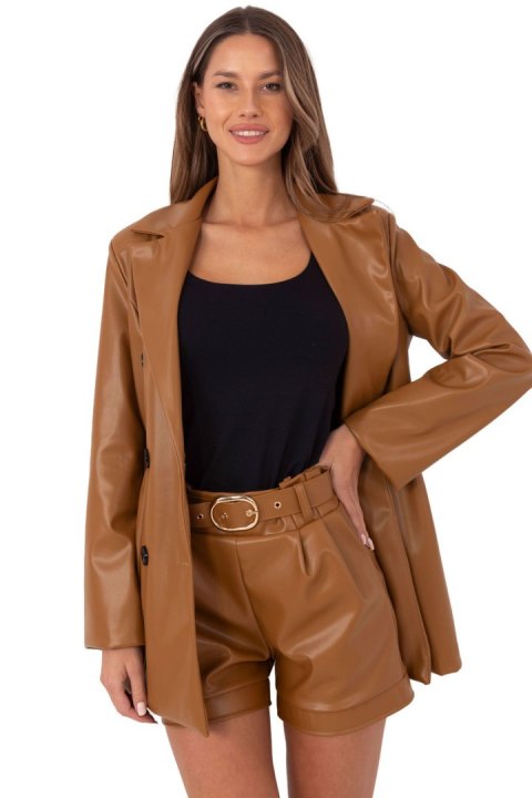 Szorty Damskie Model IT-SN-FL8701.97 Camel - Rue Paris Rue Paris