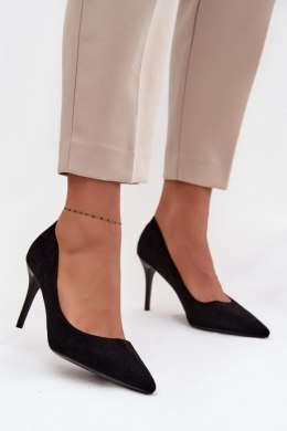 Szpilki Model Elvessa LE141P Black - Step in style Step in style