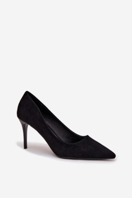 Szpilki Model Elvessa LE141P Black - Step in style Step in style