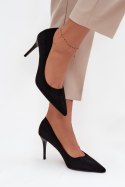 Szpilki Model Elvessa LE141P Black - Step in style Step in style