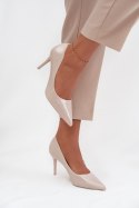 Szpilki Model Jadira LE139P Light Beige - Step in style Step in style