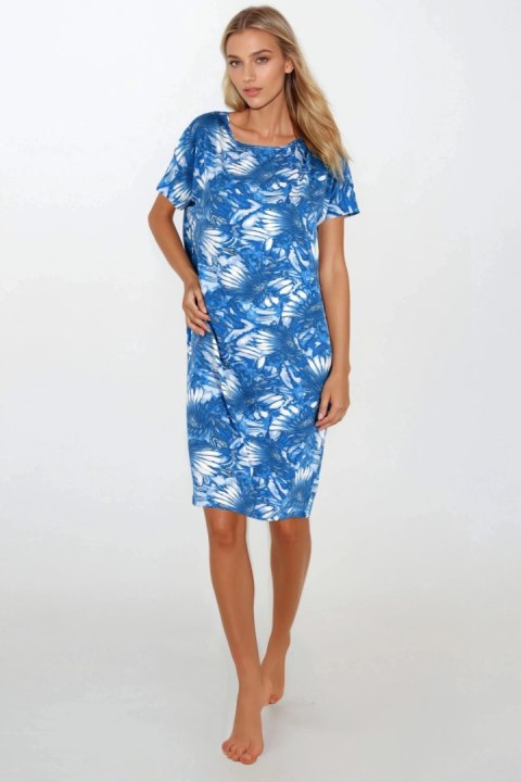 Koszulka nocna Koszula Nocna Model Island Vibes Blue - Momenti Per Me Momenti Per Me