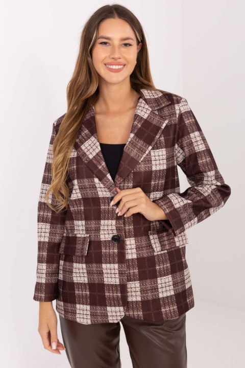 Marynarka Model MI-MA-4195.18 Brown - Rue Paris Rue Paris