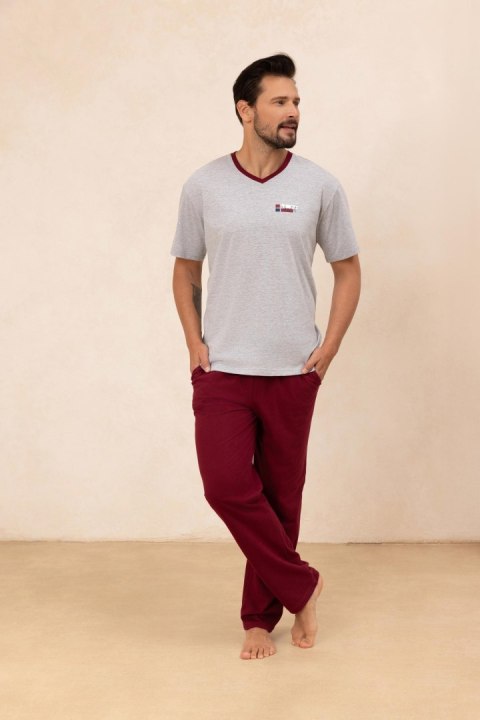 PIŻAMA MĘSKA 498A KR REGINA