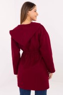 Płaszcz Damski Model IT-PL-A9587.00 Bordo - Rue Paris Rue Paris