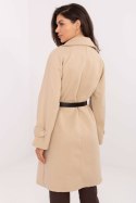 Płaszcz Damski Model IT-PL-FL5712.84 Beige - Rue Paris Rue Paris