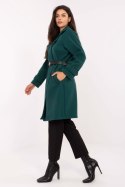 Płaszcz Damski Model IT-PL-FL5712.84 Dark Green - Rue Paris Rue Paris