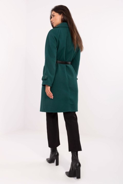 Płaszcz Damski Model IT-PL-FL5712.84 Dark Green - Rue Paris Rue Paris