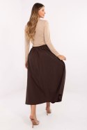 Spódnica Model IT-SD-81036.32 Dark Brown - Rue Paris Rue Paris