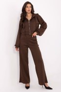 Spodnie Komplet Model IT-KMPL-21709.18 Brown - Rue Paris Rue Paris