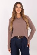 Bluzka Model LK-BZ-510126.00 Dark Beige - Lakerta Lakerta