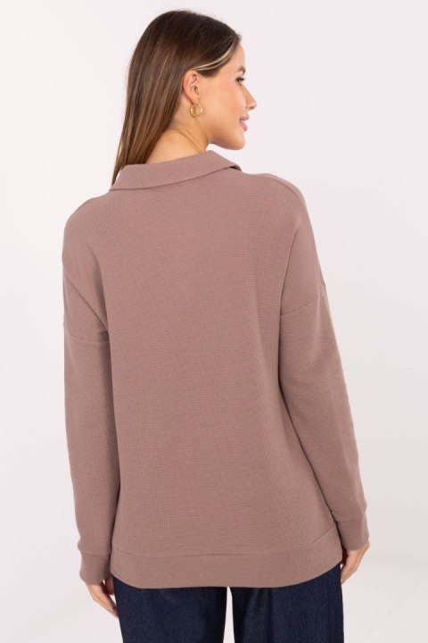 Bluzka Model LK-BZ-510126.00 Dark Beige - Lakerta Lakerta