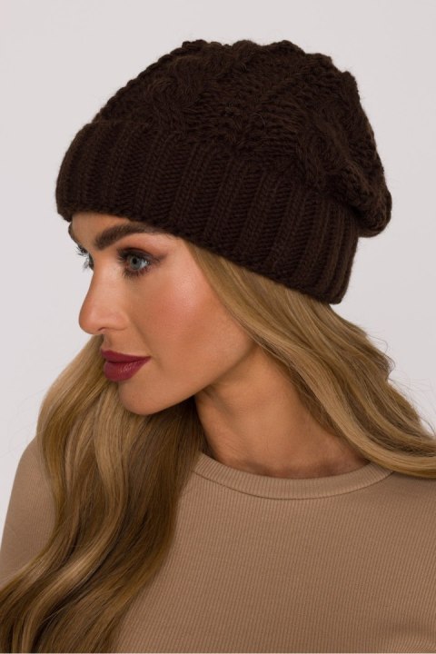 Czapka Model MOE897 Brown - Moe Moe