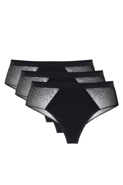 Komplet Stringi Model Hela 3pack S Black - Gorteks Gorteks