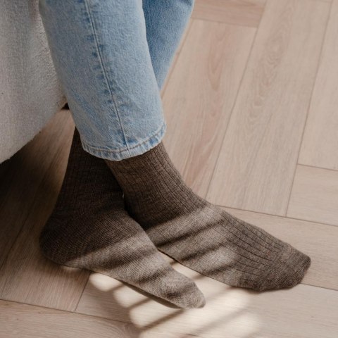 SKARPETY MĘSKIE Z WEŁNĄ ALPAKI 044 STEVEN