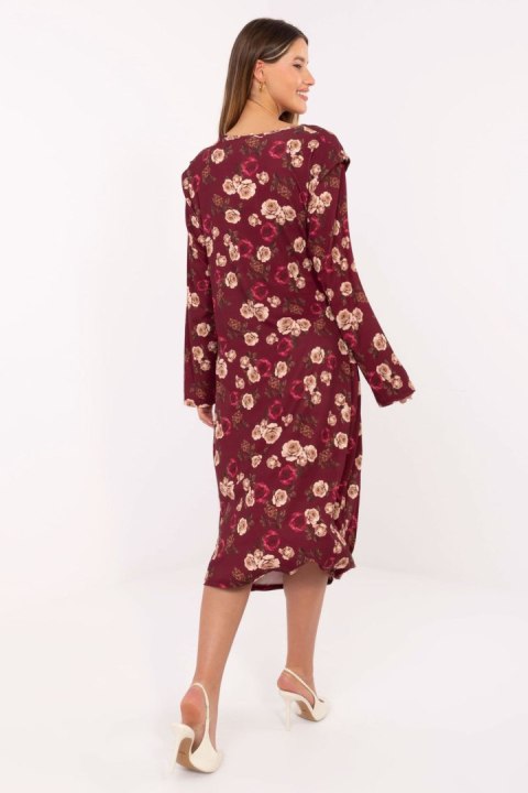 Sukienka Model IT-SK-20057-1.02 Bordo - Rue Paris Rue Paris