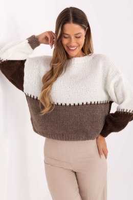 Sweter Damski Model MI-SW-3181.22 Brown - Rue Paris Rue Paris