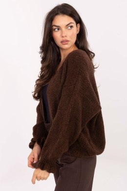 Sweter Kardigan Model MI-SW-0904.82 Dark Brown - Rue Paris Rue Paris