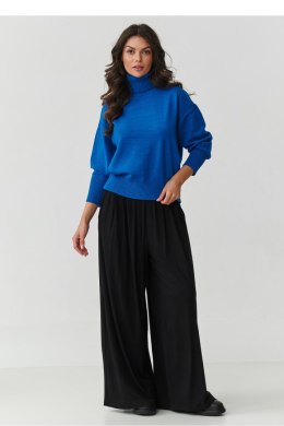 Golf Damski Model S165 Blue Jeans - Makadamia Makadamia