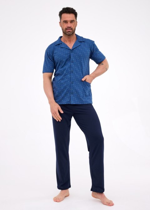 PIŻAMA MĘSKA 318/57 KR R.3XL-5XL CORNETTE