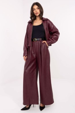 Spodnie Damskie Model IT-SP-FL8569.85 Bordo - Rue Paris Rue Paris