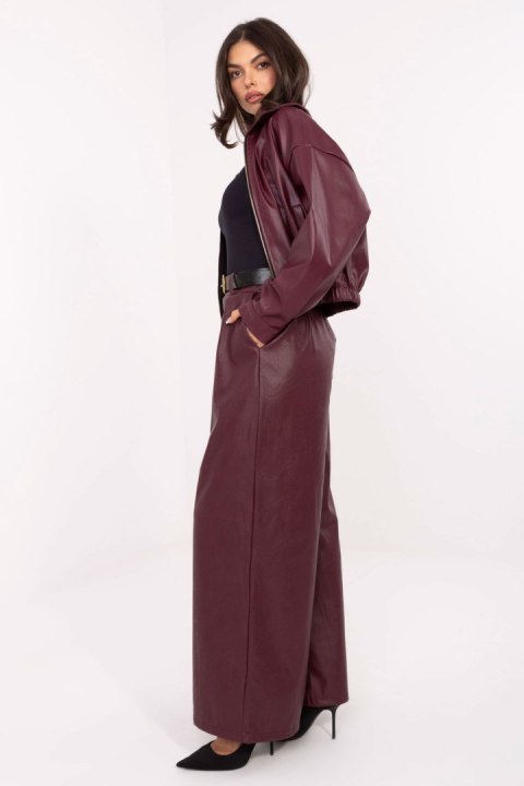 Spodnie Damskie Model IT-SP-FL8569.85 Bordo - Rue Paris Rue Paris