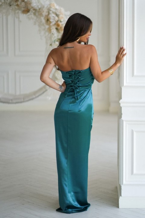 Sukienka Model 335-13 Bottle Green - Bicotone Bicotone