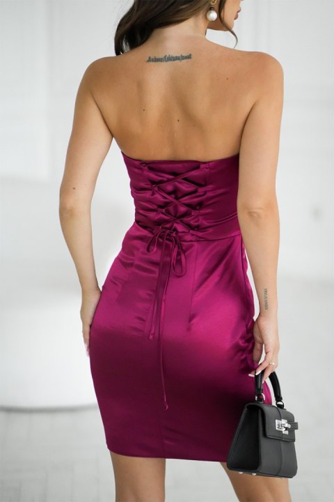 Sukienka Model 337-10 Bordo - Bicotone Bicotone