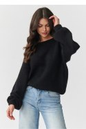 Sweter Damski Model S168 Black - Makadamia Makadamia
