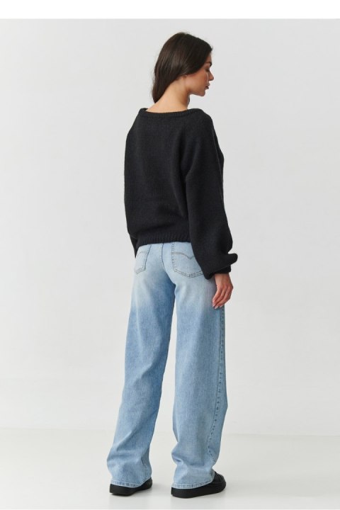 Sweter Damski Model S168 Black - Makadamia Makadamia