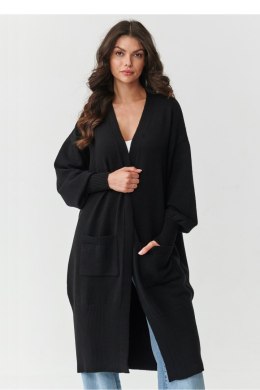 Sweter Kardigan Model S167 Black - Makadamia Makadamia