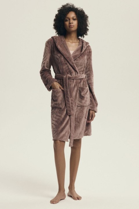 Szlafrok Damski Model Devyn 43602-93X Violet Bordo - Henderson Henderson