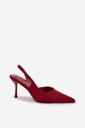 Szpilki Model Lenira SQC-221 Bordo - Step in style Step in style