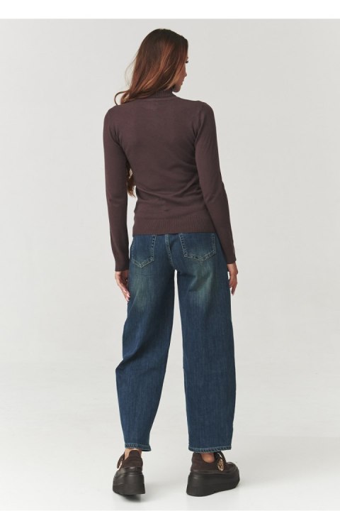 Golf Damski Model C11 Czekolada - Makadamia Makadamia