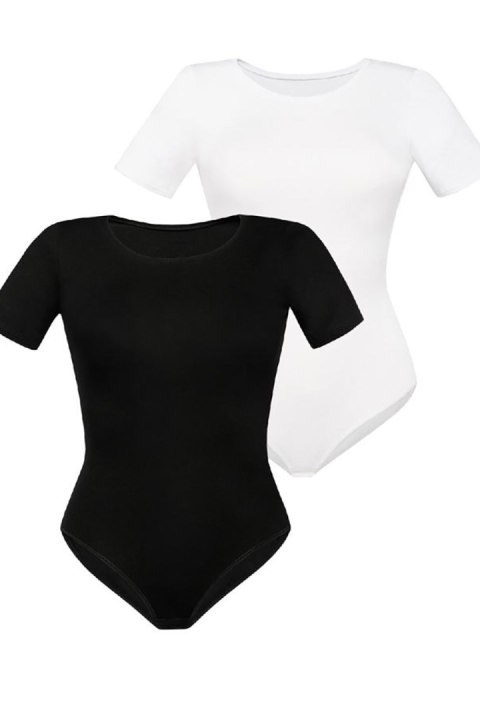 Komplet body Model Shirty 2403-2 Black/White - Teyli Teyli