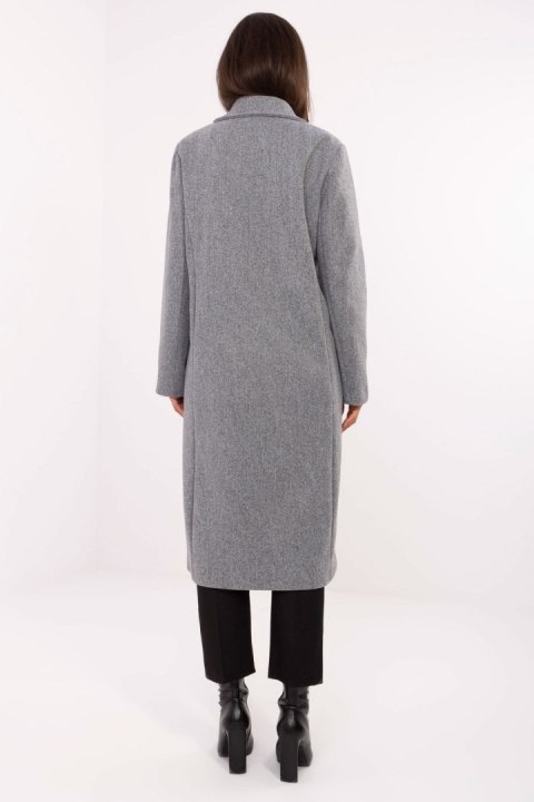 Płaszcz Damski Model IT-PL-80320.65 Grey - Factory Price Factory Price