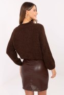 Spódnica Model IT-SD-FL3019.83 Dark Brown - Rue Paris Rue Paris