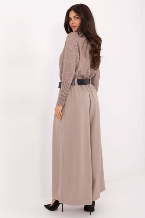 Spodnie Damskie Model IT-SP-19963.09P Dark Beige - Italy Moda Italy Moda