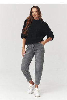 Spodnie Jeansy Damskie Model C14 Grey Jeans - Makadamia Makadamia