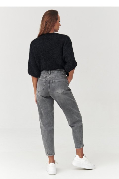 Spodnie Jeansy Damskie Model C14 Grey Jeans - Makadamia Makadamia