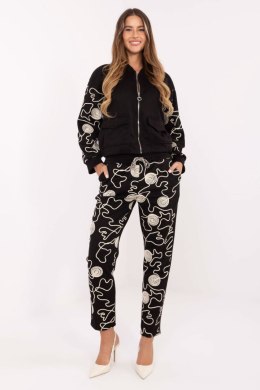 Spodnie Komplet Model IT-KMPL-21736.02P Black - Italy Moda Italy Moda