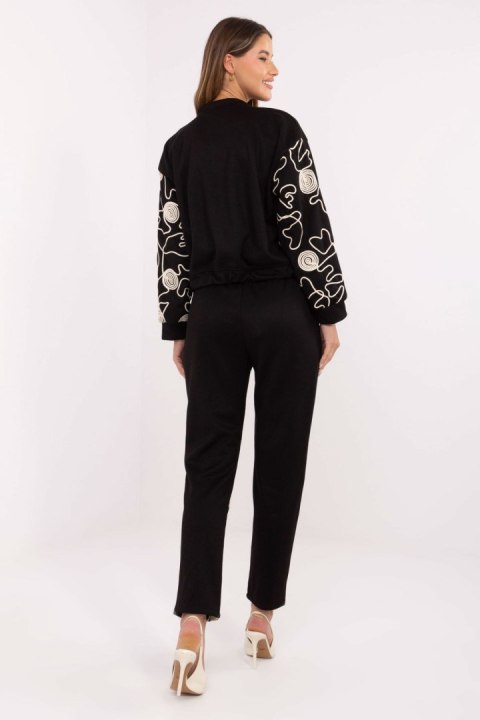 Spodnie Komplet Model IT-KMPL-21736.02P Black - Italy Moda Italy Moda