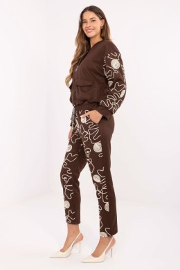 Spodnie Komplet Model IT-KMPL-21736.02P Brown - Italy Moda Italy Moda