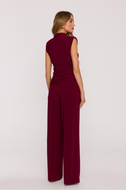 Spodnie Komplet Model MOE890 Bordo - Moe Moe