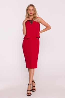 Sukienka Model S422 Red - Stylove Stylove