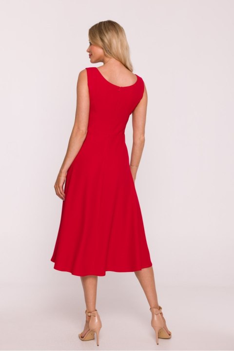 Sukienka Model S424 Red - Stylove Stylove