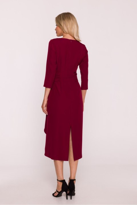 Sukienka Model S425 Bordo - Stylove Stylove